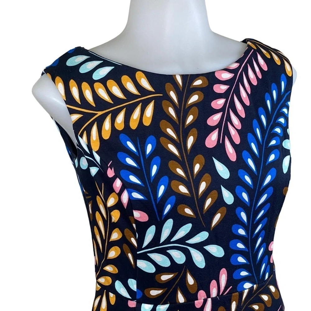 Boden Mary Sleeveless Print Midi Dress - Picture 3 of 14